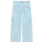 Spodnie jeansowe z regulacją cargo wide leg Cool Club