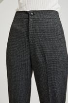 Spodnie materiałowe damskie, szare, Moodo