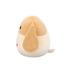 Squishmallows, Adela, brązowo biały pies, maskotka, 30 cm