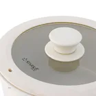 Starke Pro, Compacti Creamy, zestaw garnków z pokrywką i patelnie, 7 elementów