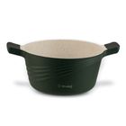 Starke Pro, Naturale, zestaw garnków marmurowych z pokrywką i patelnia, 10 elementów