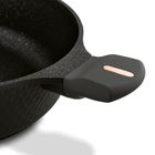 Starke Pro, Texture Grey, zestaw garnków z pokrywką i patelnia, 10 elementów