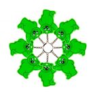 Starpak, brelok, odblaskowy miś