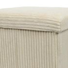 Storage Solutions, pufa ze schowkiem sztruksowa, Tobo, 38-38-38 cm