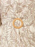 Sukienka damska, beżowa, Sublevel