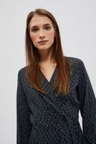 Sukienka damska, czarna, Moodo