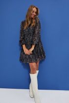 Sukienka damska, czarna, Moodo