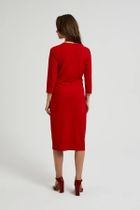 Sukienka damska, czerwona, Moodo