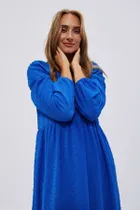 Sukienka damska, niebieska, Moodo