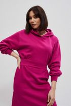 Sukienka damska, różowa, Moodo