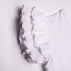 Sukienka dziewczęca z krótkim rękawem, biała, Nicol