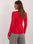 Sweter damski, czerwony, Italy Moda