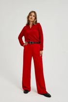 Sweter damski, czerwony, Moodo