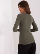 Sweter damski, khaki, P-M