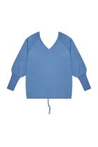 Sweter damski, niebieski, Moodo