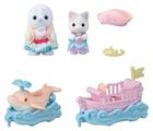 Sylvanian Families, Morskie pojazdy w parku rozrywki, zestaw z figurkami, 5820