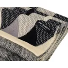 Szalik męski, beżowo-czarny, Peterson