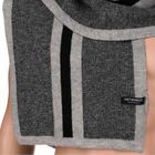 Szalik męski, szary, Peterson