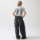 Szara koszulka basic z bawełny czesanej NOWEAR