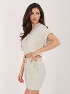 Szorty damskie, beżowe, Sublevel