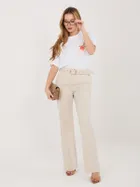 T-shirt damski, biały, Sublevel