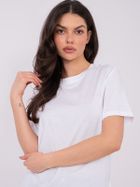 T-shirt damski, biały, Sublevel