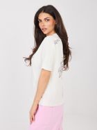 T-shirt damski, biały, Sublevel