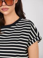 T-shirt damski, czarny, Sublevel