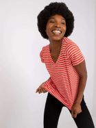 T-shirt damski, pomarańczowy, Factory Price