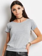 T-shirt damski, szary, Factory Price