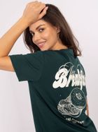 T-shirt damski, zielony, Sublevel