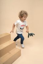 T-shirt dziecięcy, ecru, Pinokio