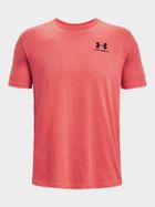 T-shirt męski, różowy, Under Armour
