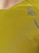 T-shirt męski, żółty, 4F