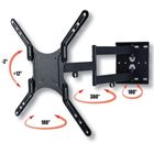 Techly, uchwyt ścienny, LCD/LED, 23-55", podwójne ramię, 45 kg, czarny