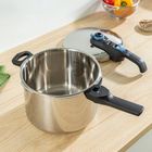 Tefal, zestaw szybkowary secure trendy pressure 4l + 6l indukcja p2584301