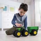 Tomy, John Deere, Monster, traktor z przyczepą, zabawka z światłem i dźwiękiem