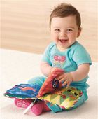 Tomy, Lamaze, książeczka odkrywcy materiałowa