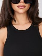 Top damski, czarny, Sublevel