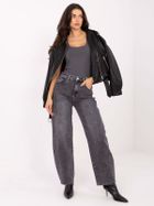 Top damski, grafitowy, Sublevel