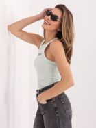 Top damski, miętowy, Sublevel