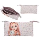 Top Model, Blooming Kitty, piórnik saszetka, potrójny, różowy