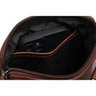 Torba listonoszka, brązowa, skórzana, Peterson