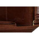 Torba listonoszka, brązowa, skórzana, Peterson