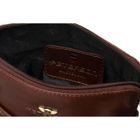Torba listonoszka, brązowa, skórzana, Peterson