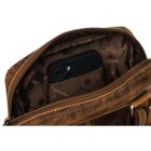 Torba listonoszka, brązowa, skórzana, Peterson