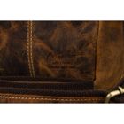 Torba listonoszka, brązowa, skórzana, Peterson