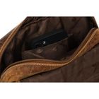 Torba listonoszka, brązowa, skórzana, Peterson