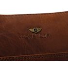 Torba listonoszka, brązowa, skórzana, Peterson