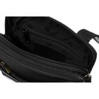 Torba listonoszka, czarna, skórzana, Peterson